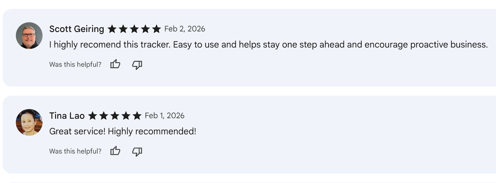 chrome reviews mailtracker