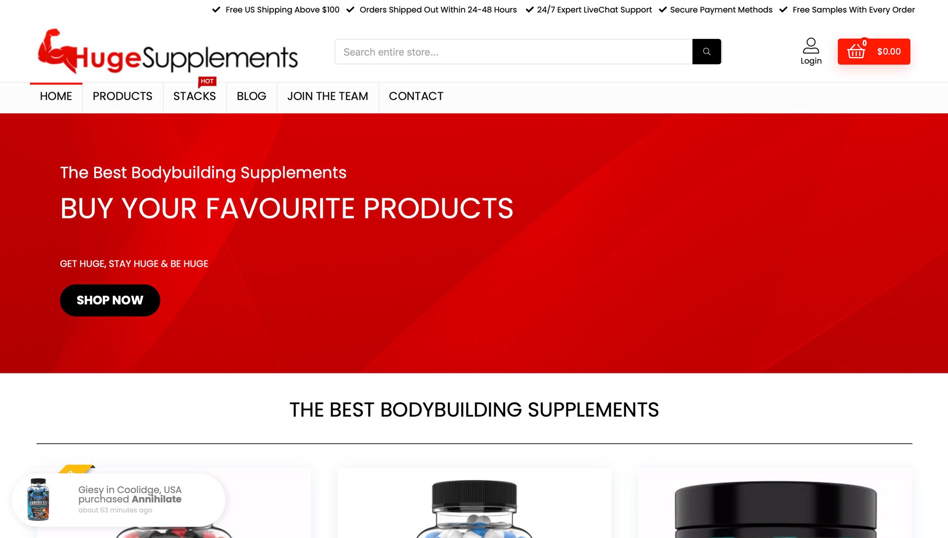 The Story Of HugeSupplements' Extra $3k From Fomo
