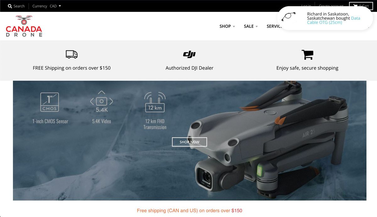 This Drone Company Is Using Fomo to Bring Down Bounce Rate
