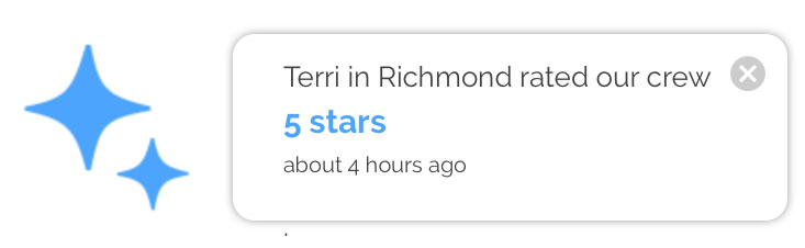 Tidy Me Fomo notification