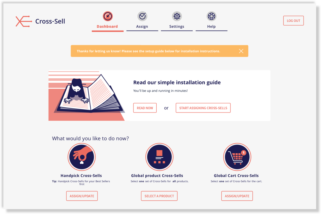 Cross Sell v2 dashboard