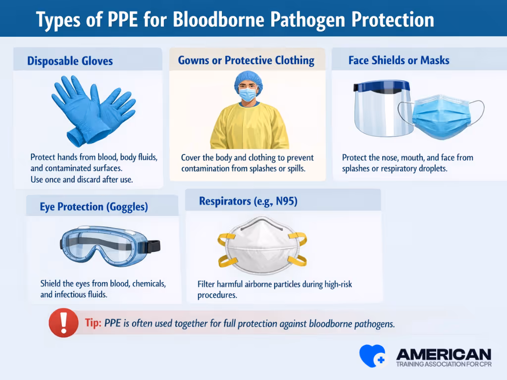 Types of PPE for Bloodborne Pathogen Protection