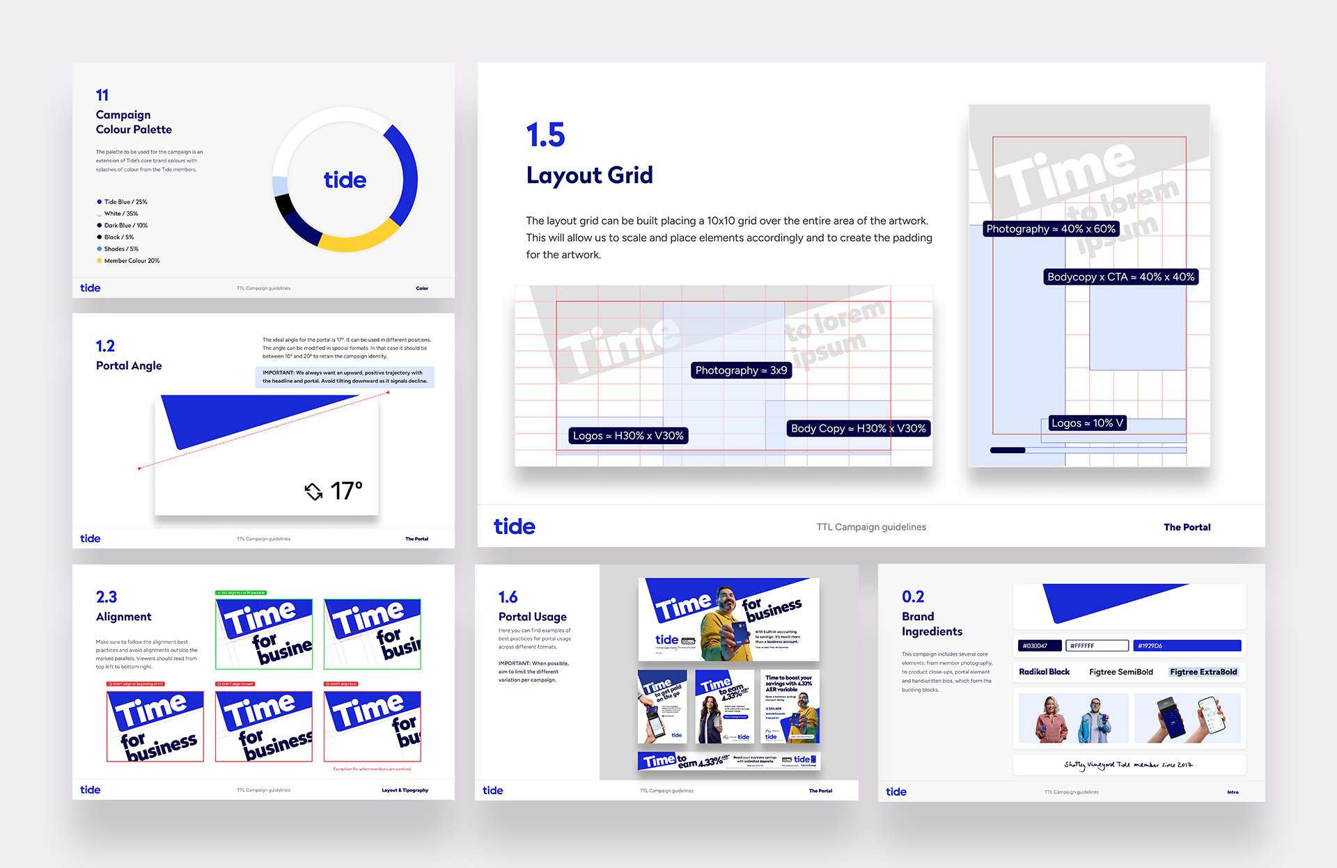 Time for business campaign brand guidelines