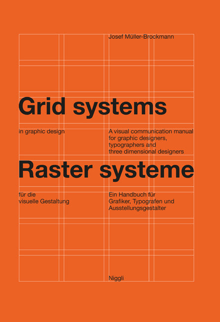 Grid Systems in Graphic Design by Josef Müller-Brockmann — book cover