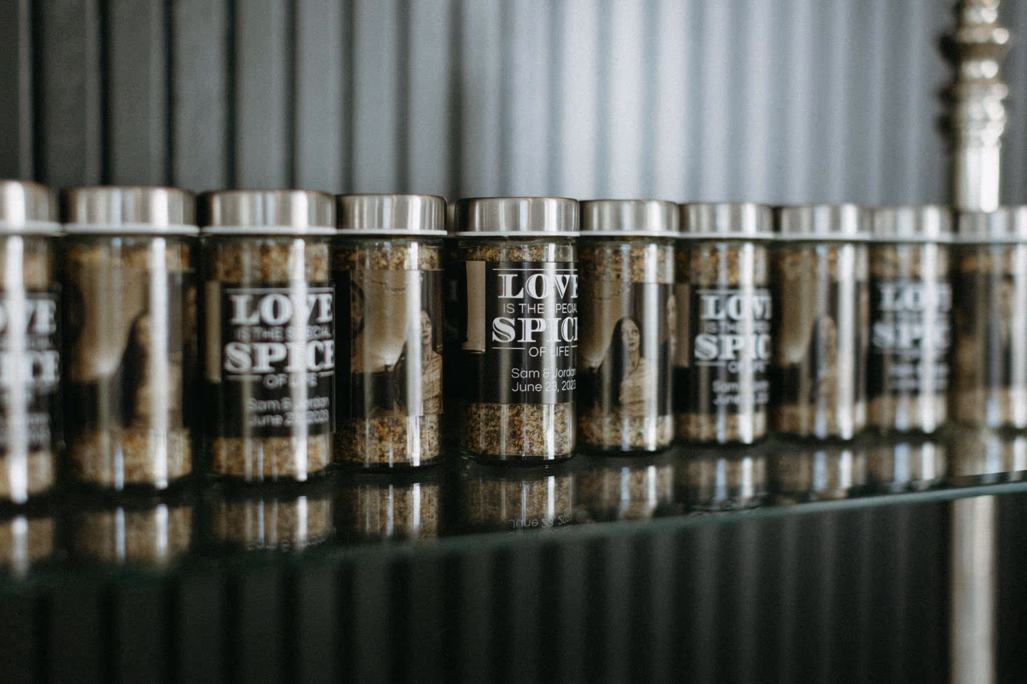 personalized jar of spices
