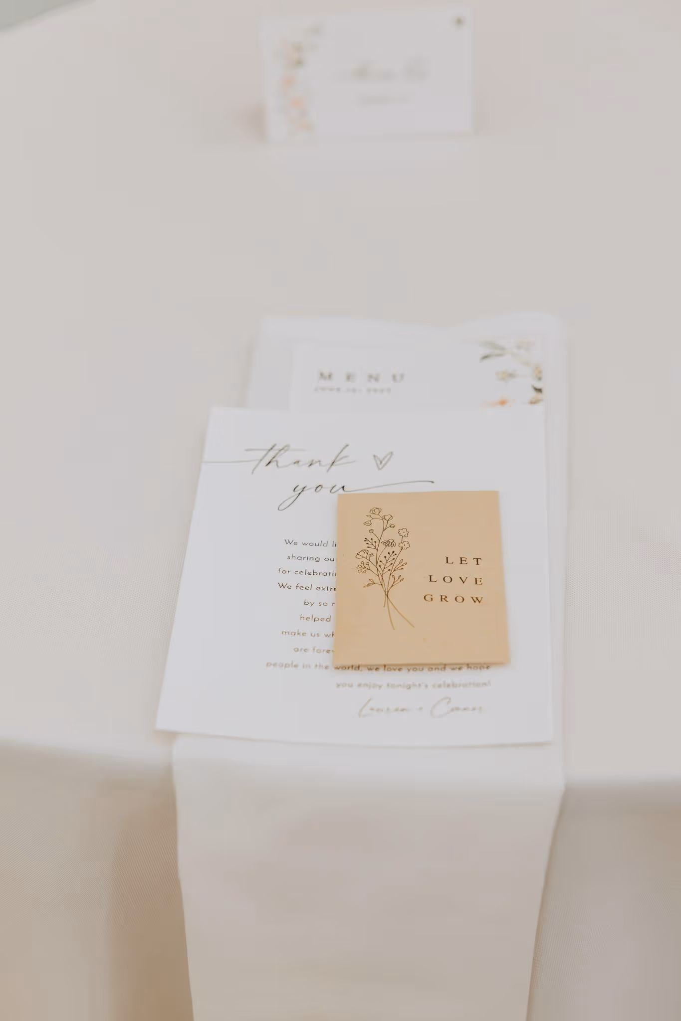 flower seeds as wedding favors