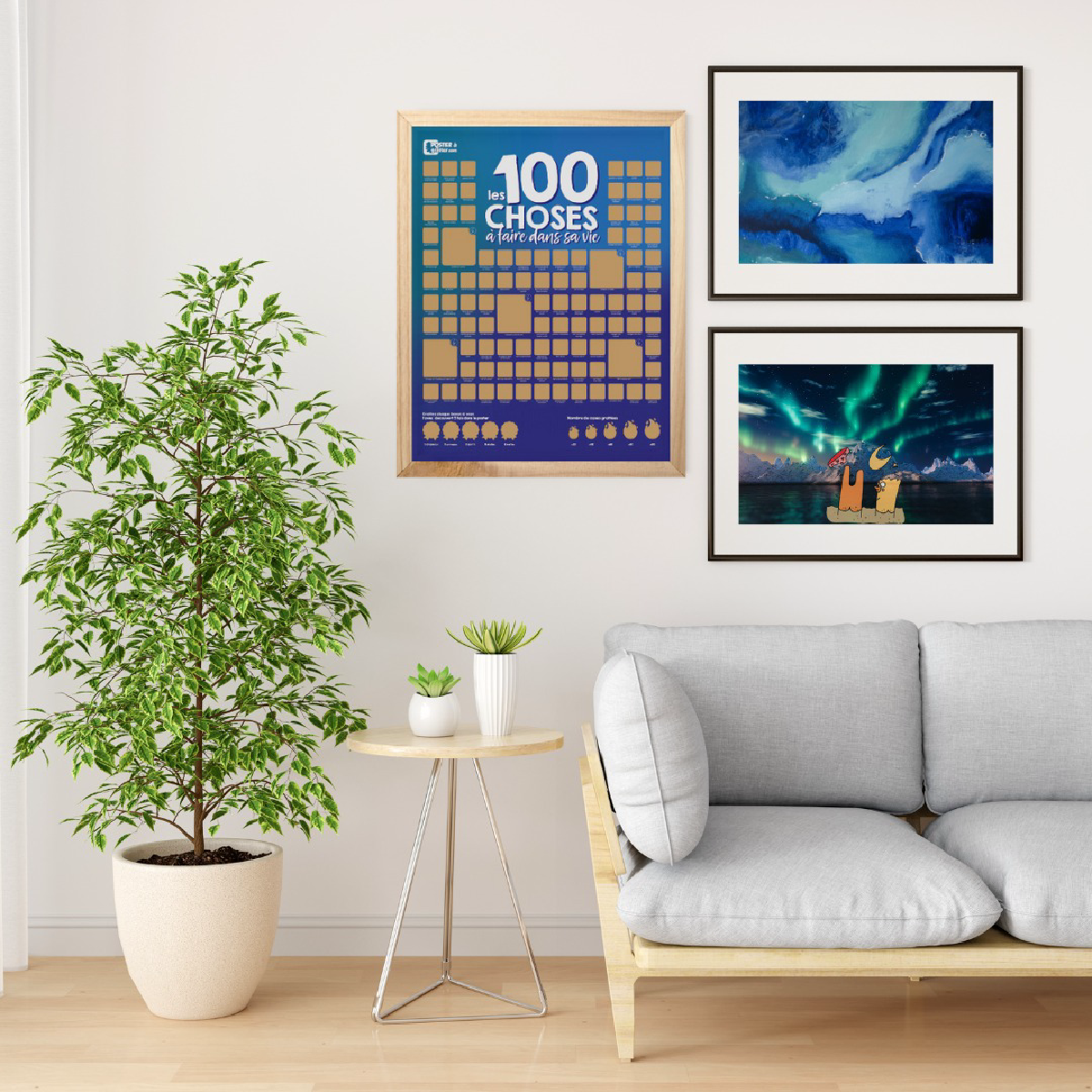 Une image de la marque Poster à gratter