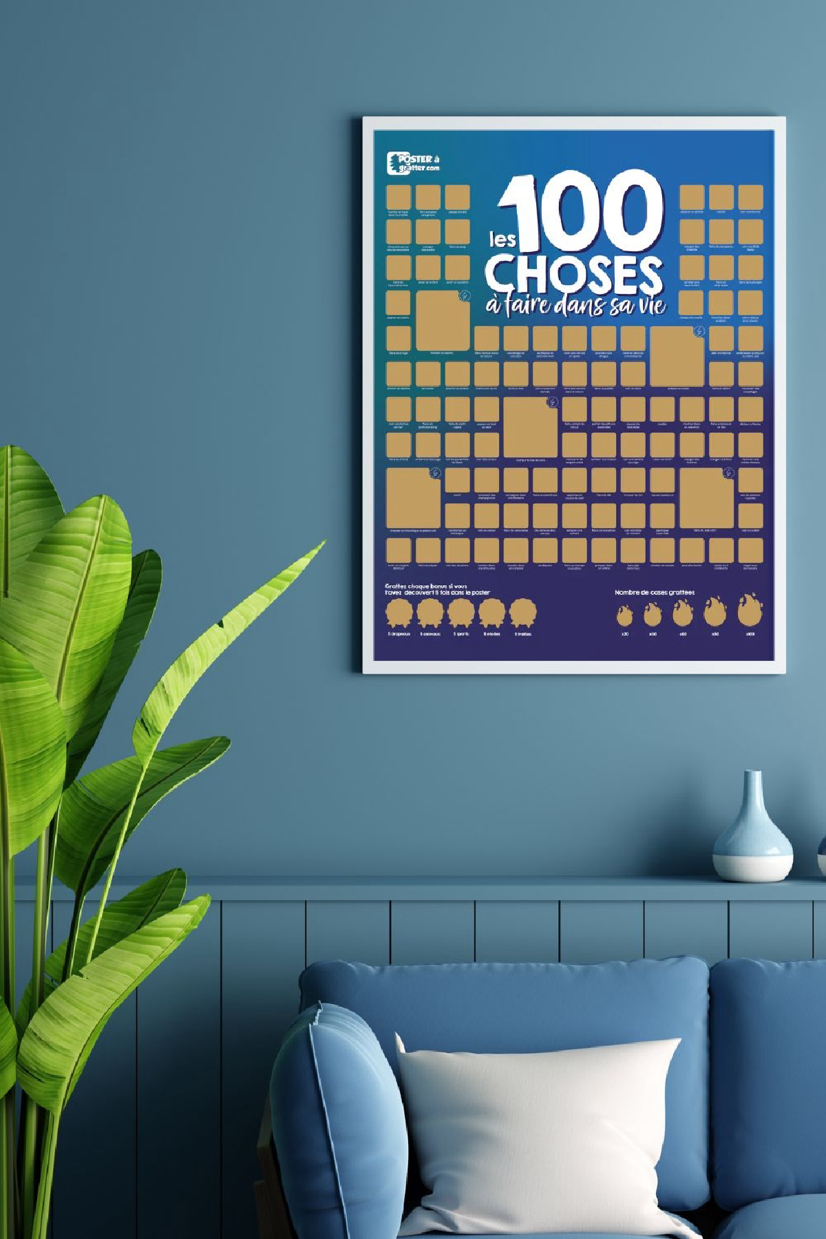 Une image de la marque Poster à gratter