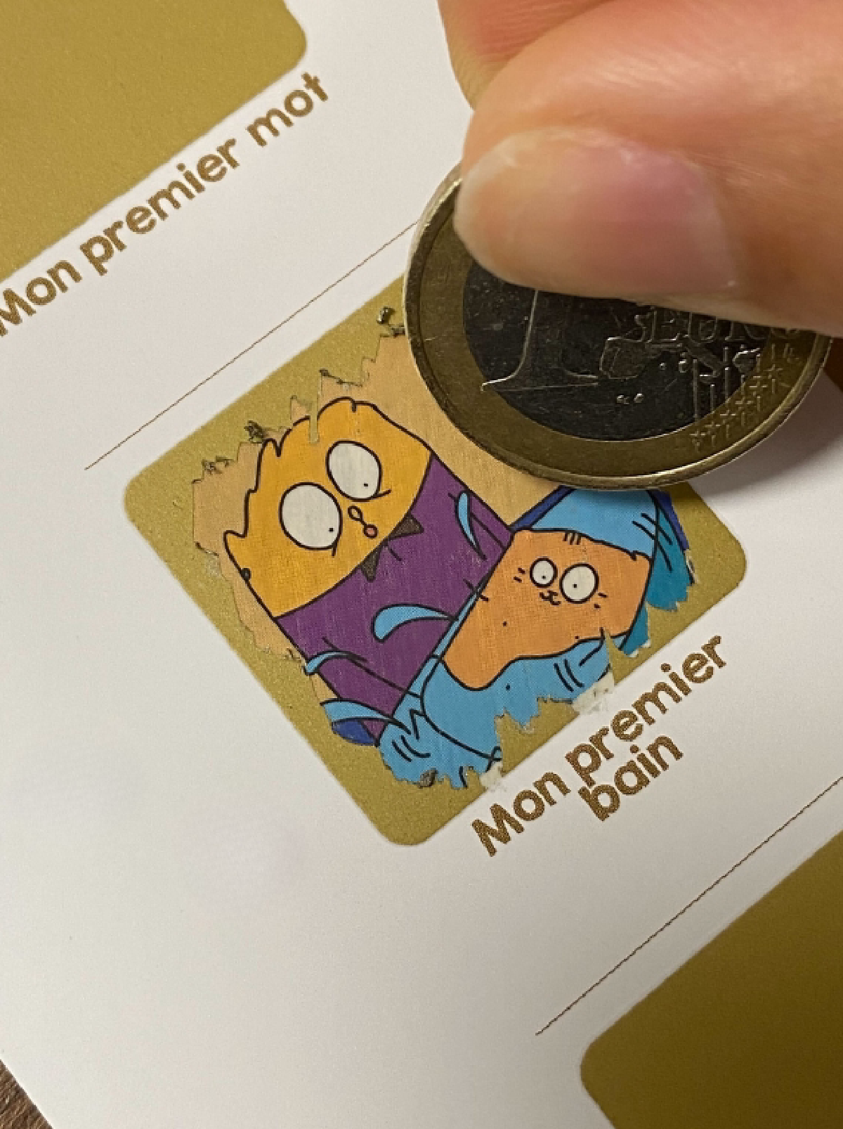 Une image de la marque Poster à gratter