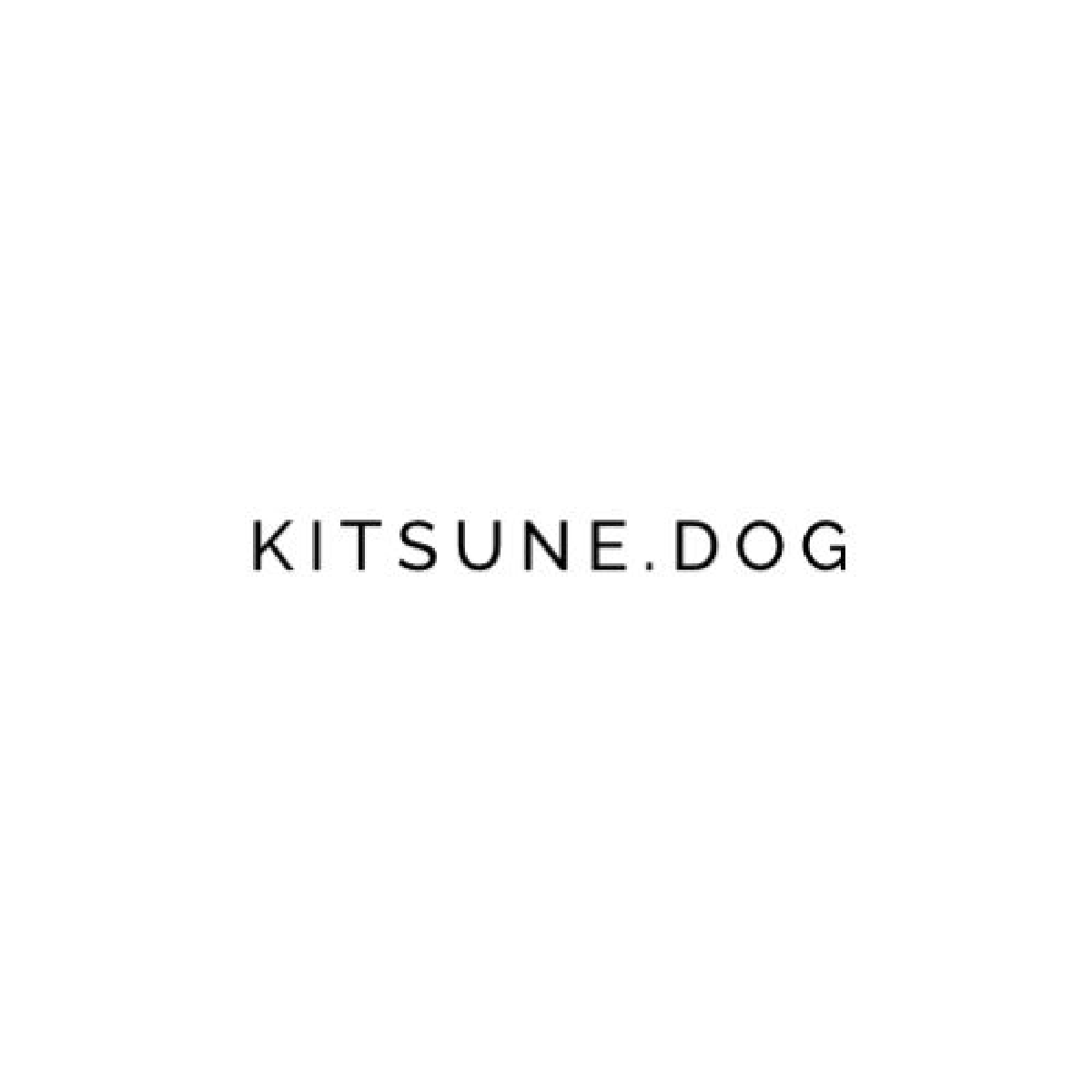 logo de la marque KITSUNĒ.DOG