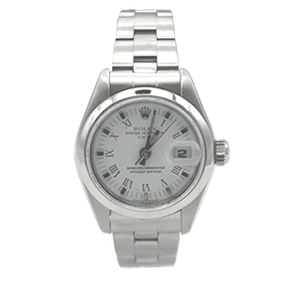 Rolex Lady Date 79160 26mm White Roman Dial (1995)