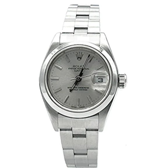 Rolex Lady Date 79160 26mm Silver Index Dial B&P (2001)
