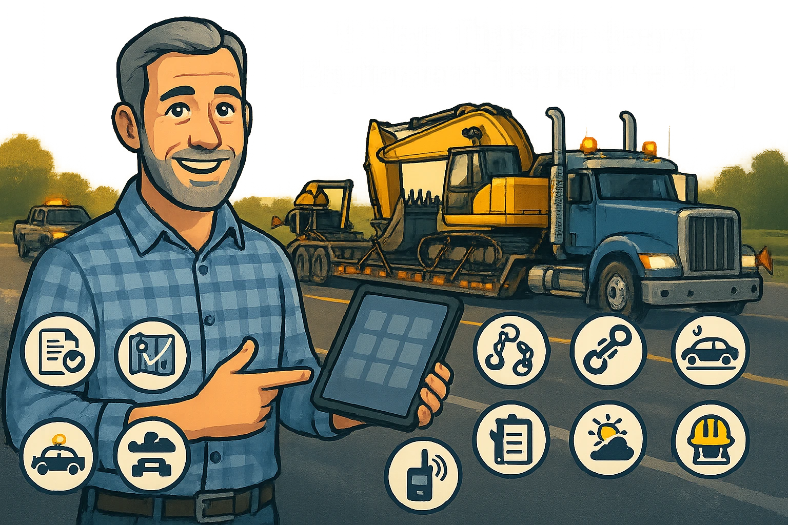 9 Top Tips for Heavy Equipment Transportation