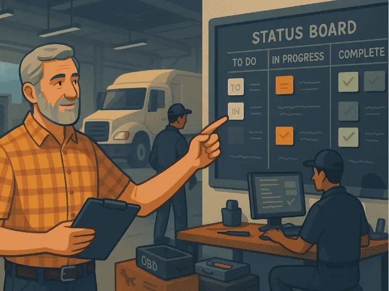 Kill Work Order Backlog: SLAs & Status Boards