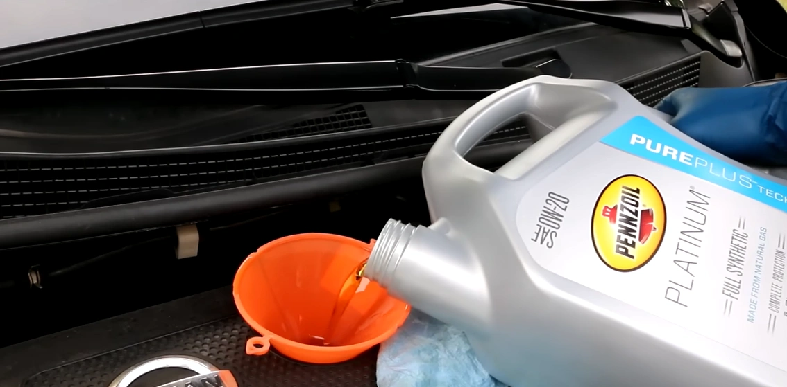 add new oil to change your oil