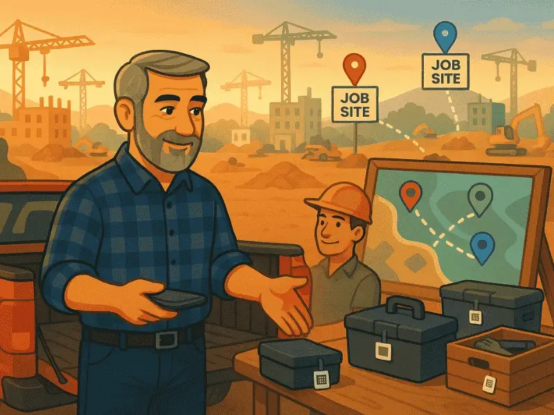 How Construction Companies Track Tools Across Multiple Jobsites