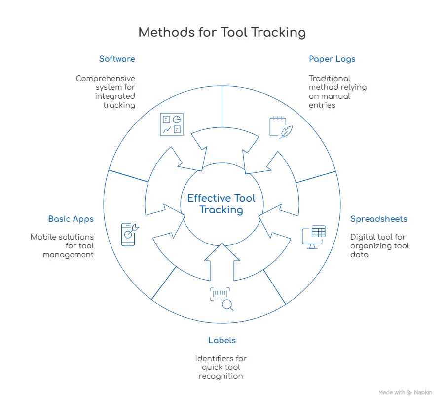 how to keep track of tools and equipment