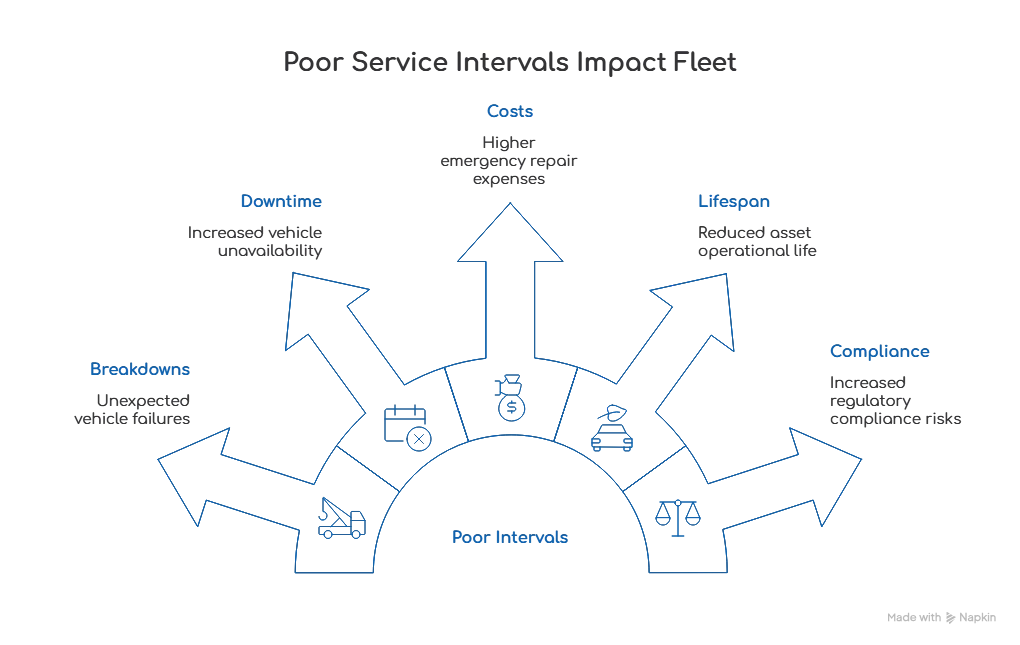 how poor service intervals impact fleet