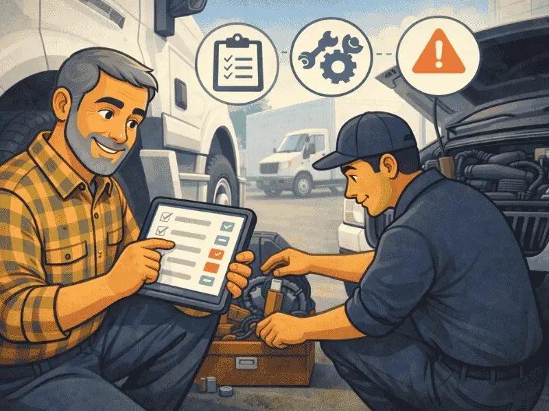 DVIR and eDVIR for Fleets: A Guide to Safer and Smarter Vehicle Inspections