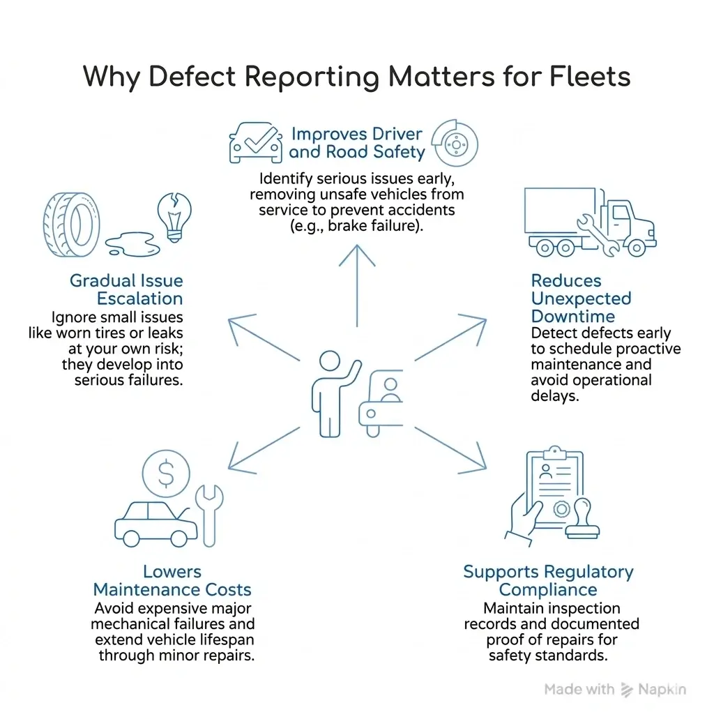 defect reporting for for fleets
