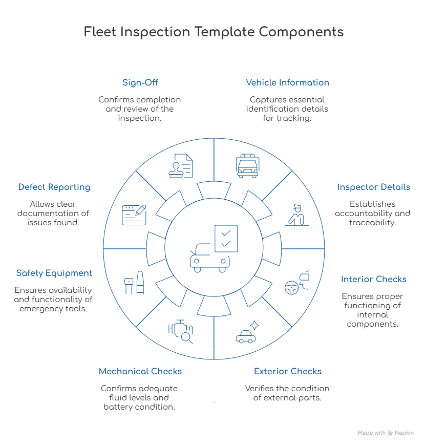 Key Components of an Effective Fleet Inspection Template