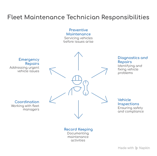 Fleet Maintenance Technician Responsibilities