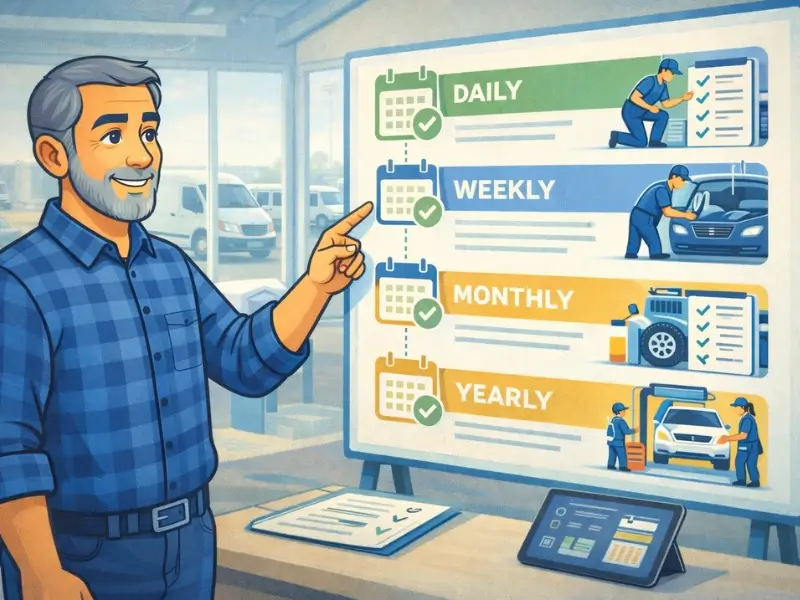 The Complete Auto Maintenance Checklist for Fleets