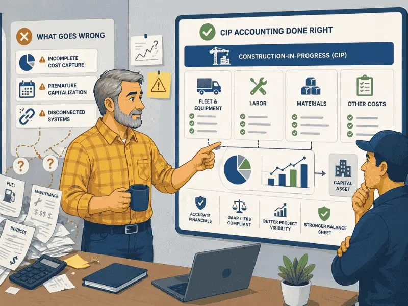 CIP Accounting Explained: What Fleet-Driven Businesses Get Wrong