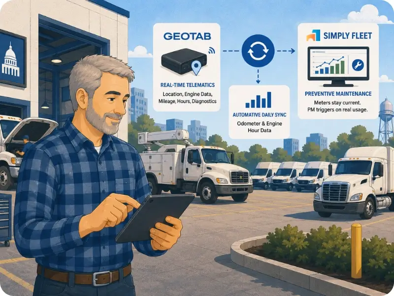Why Geotab + Simply Fleet Is a Powerful Combination for Large Fleets