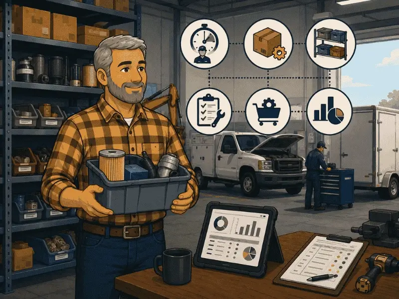 How to Track Technician Labor and Shop Inventory for Mixed Fleets