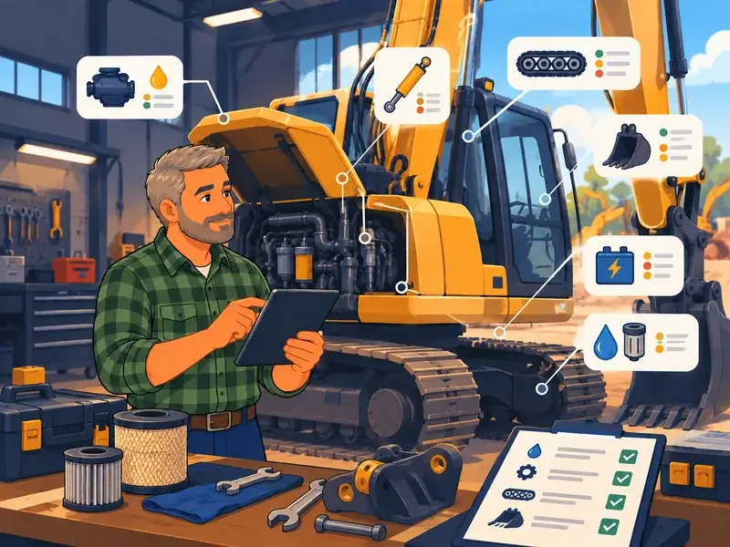 Preventive Maintenance Checklist for Excavators: What to Check and When