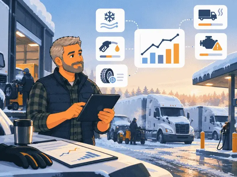 Winter Fuel Surcharge and Consumption Tracking: How to Catch MPG Drops Before They Hit Your Budget