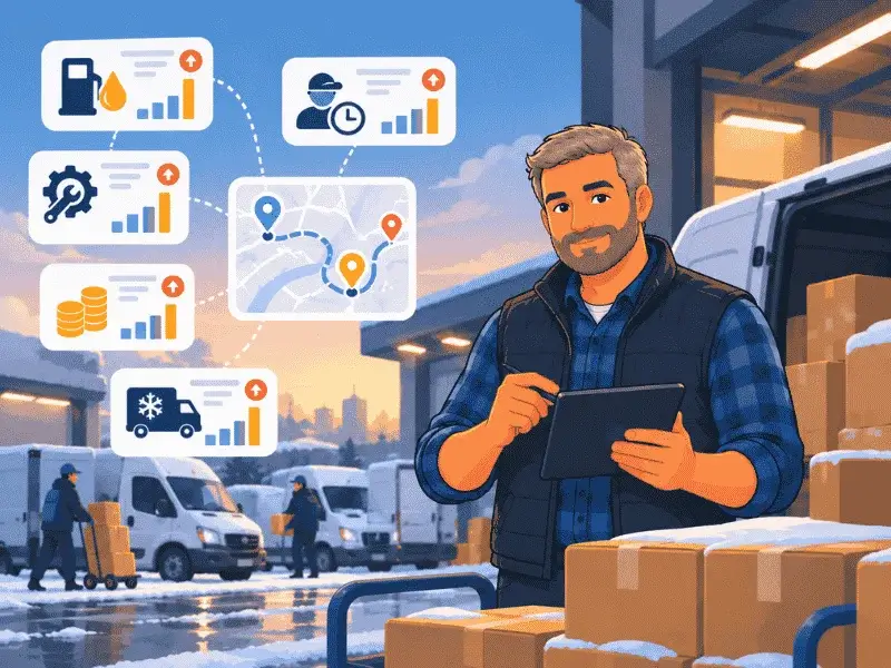Protecting Last-Mile Delivery Margins Against Winter Surcharges: A Cost Per Mile Playbook