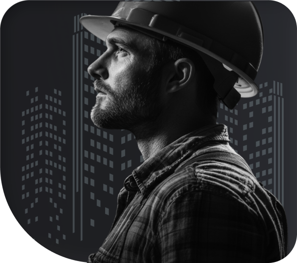 Construction management app interface featuring real-time daily reporting, automated field data synchronization, and offline-first documentation for jobsite supervisors.