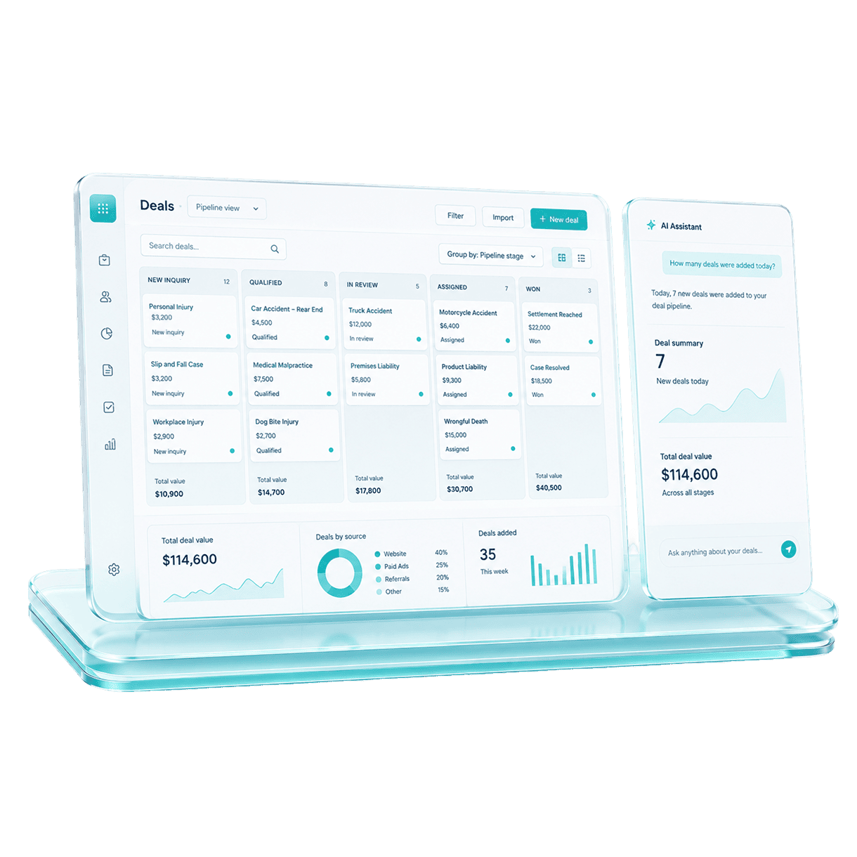 Sales lead management software for businesses to automate the entire lead journey from first contact to conversion.