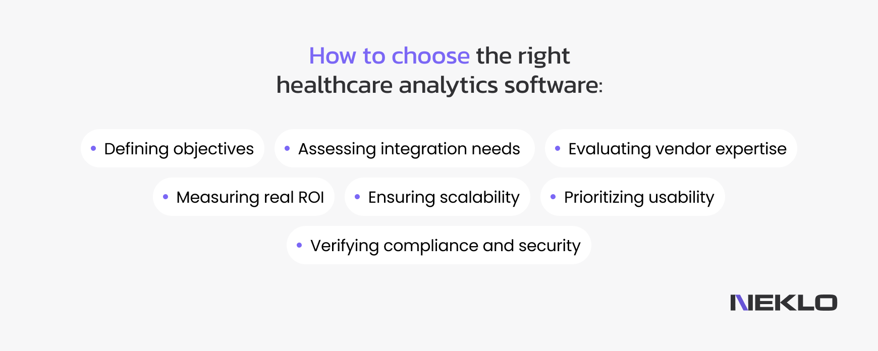 How to choose the right healthcare analytics software