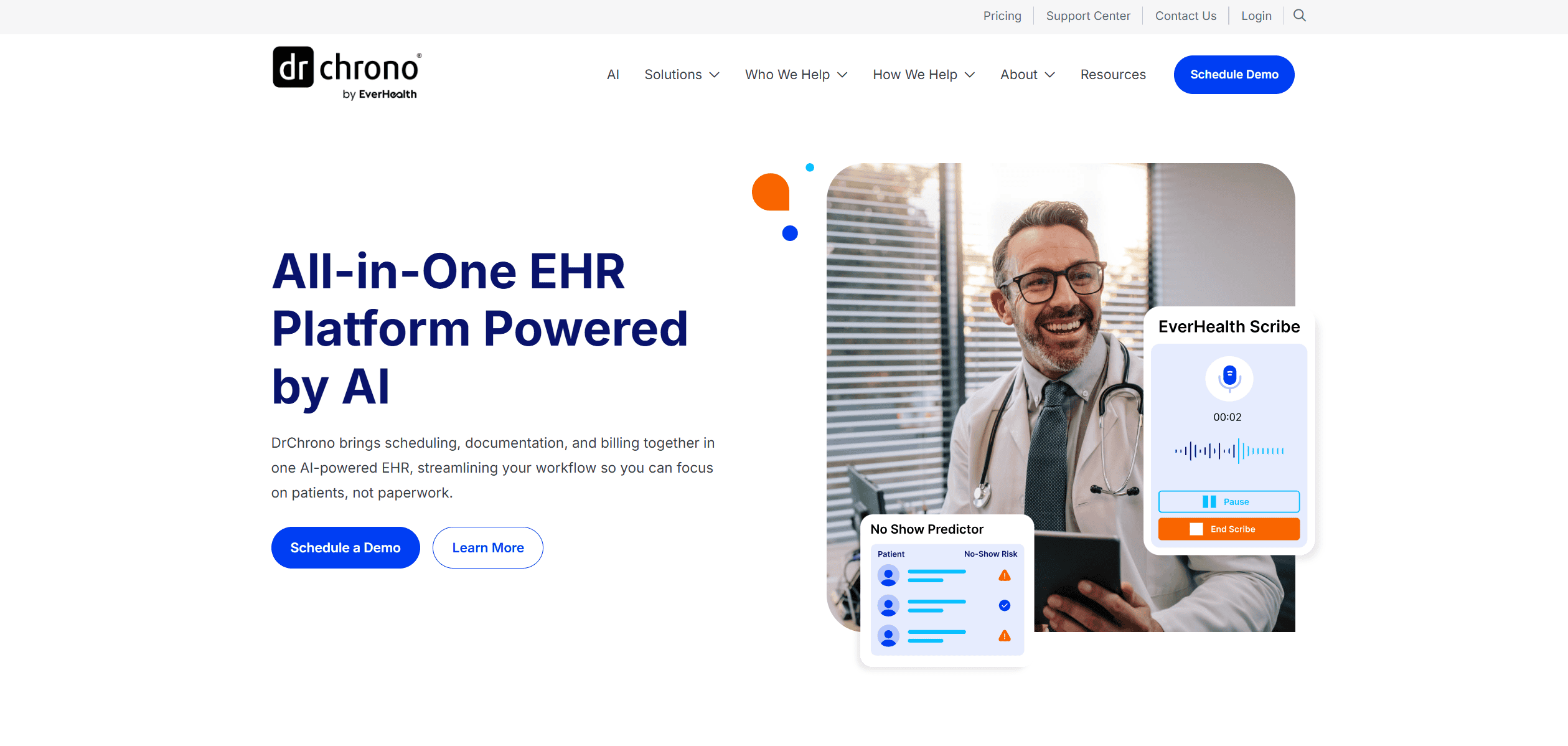 DrChrono, the best emr software for independent practices, best for mobile-first medical charting on iPad and Apple devices.