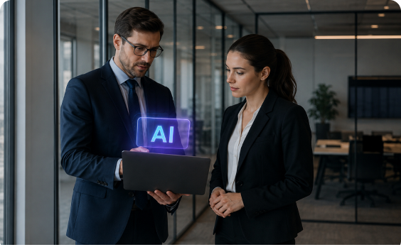 AI chatbot development services for technical managers needing architectural strategy and LLM roadmap consulting.