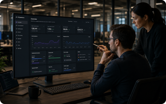 Build an AI chatbot for operational leads requiring continuous model monitoring and drift prevention services.