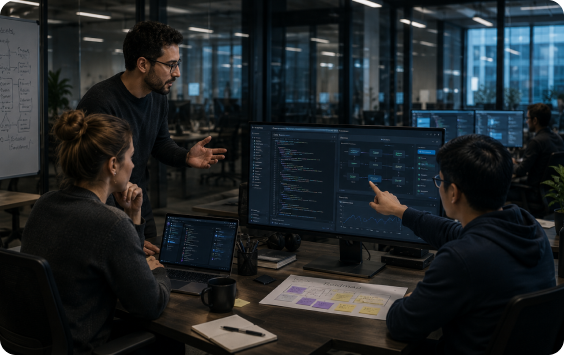 AI chatbot development company for engineering VPs needing specialized Python and NLP talent to accelerate product roadmaps.