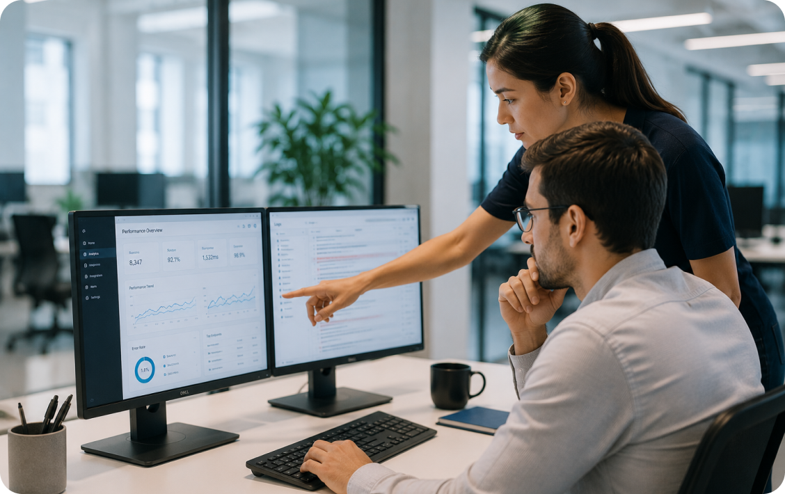 Agentic AI company services for stakeholders ensuring continuous agent performance optimization.