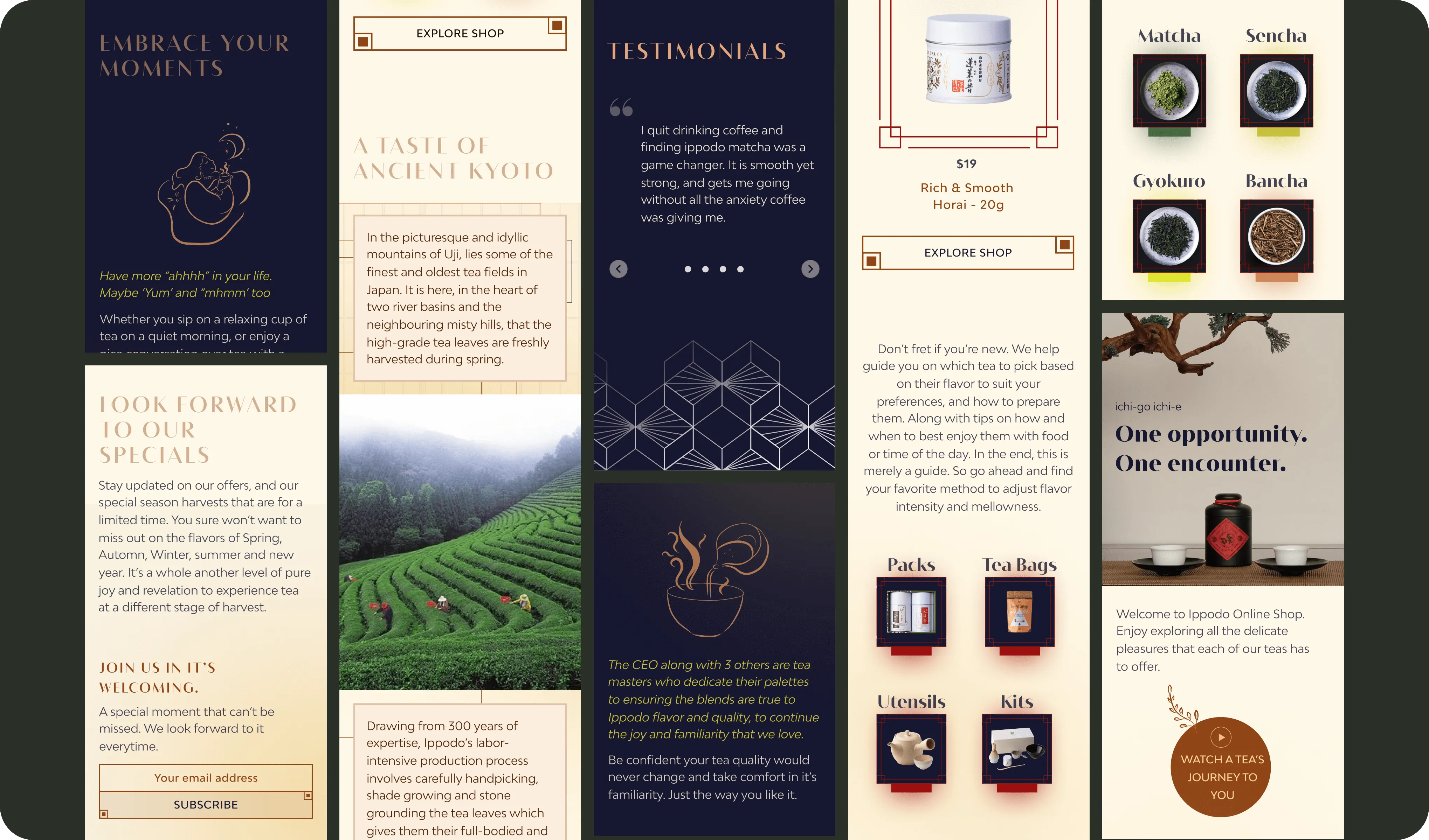 Mobile screenshot collection