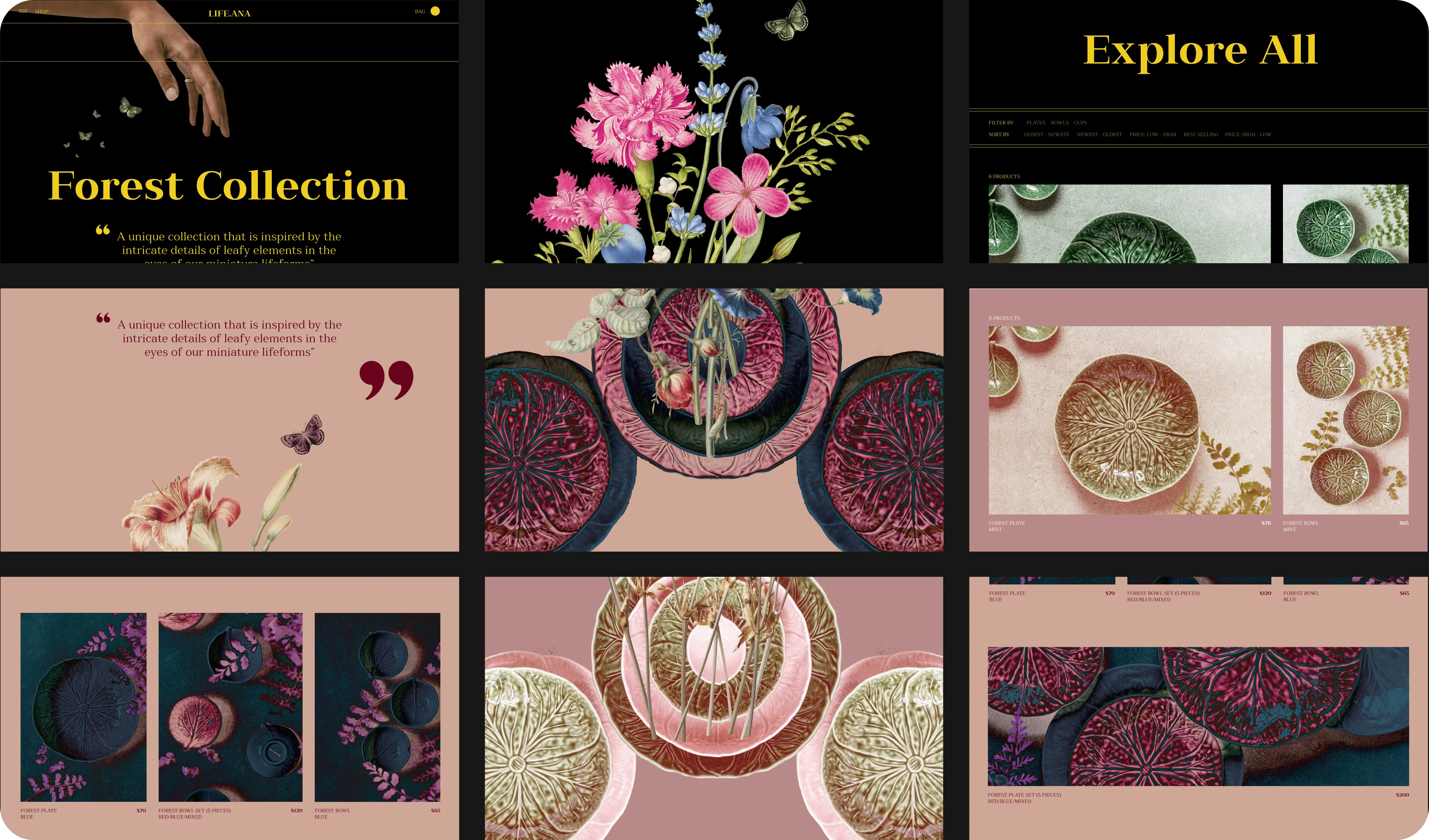 Desktop screenshot collection