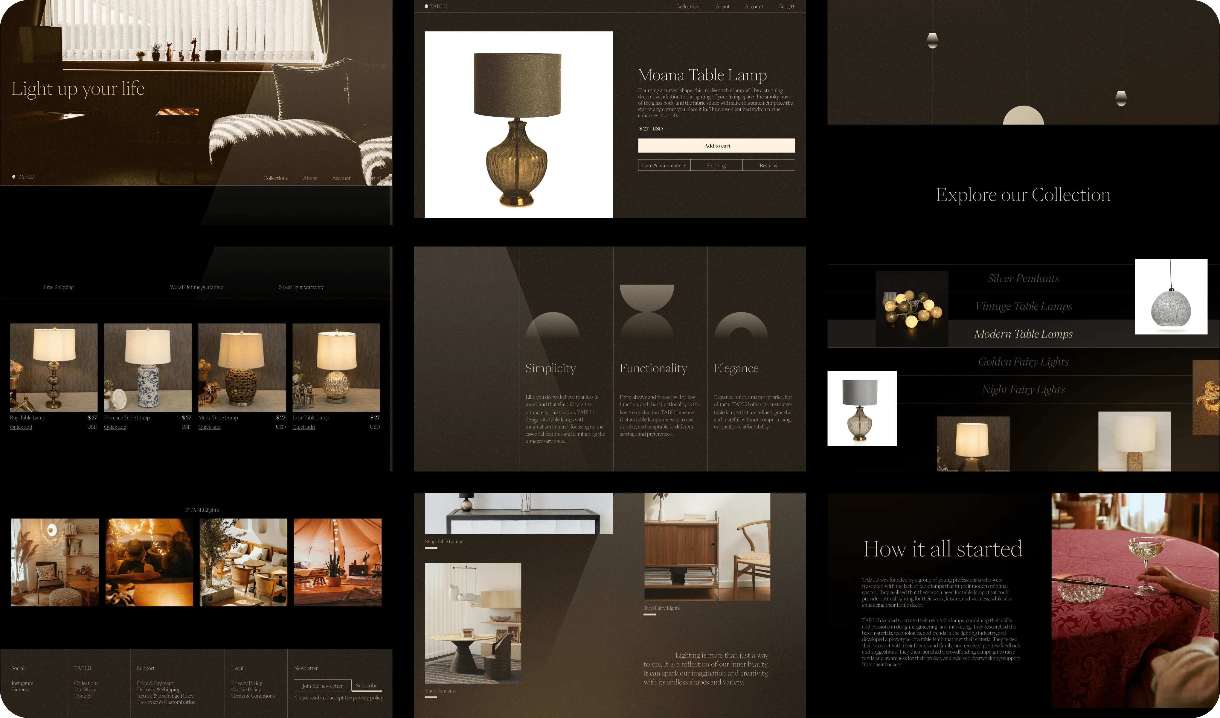 Desktop Screenshot collection 3x3 grid