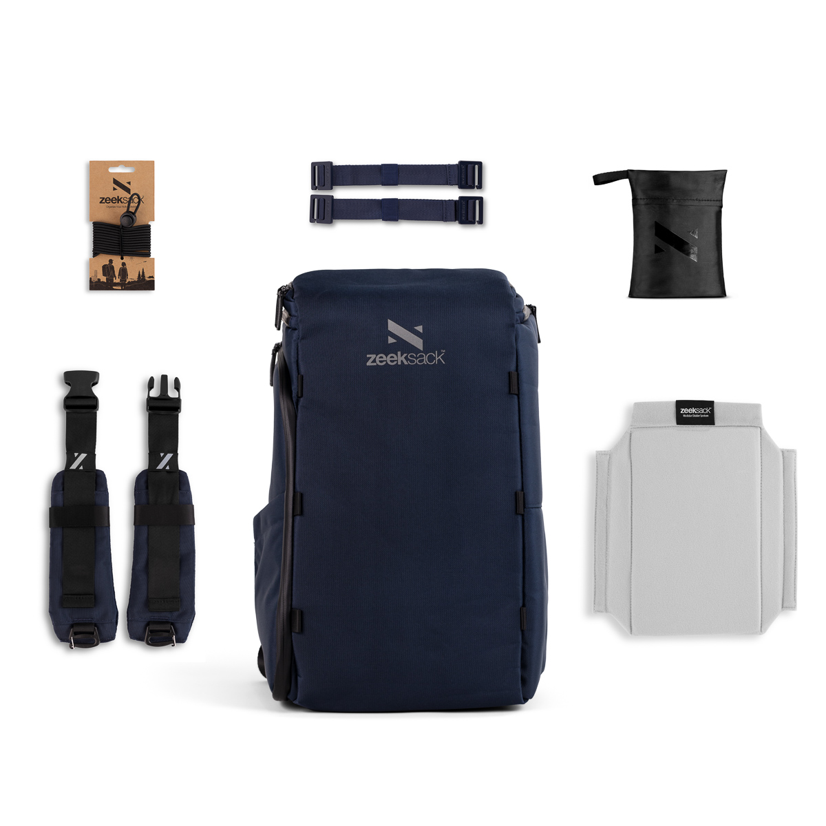 Produktfotografi i Fokus: Zeeksack's Modulära Ryggsäckar