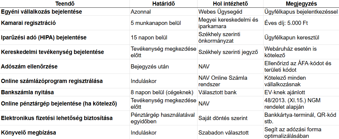 Vállalkozás indítás: Gyakorlati útmutató kezdőknek ÖSSZEFOGLALÓ