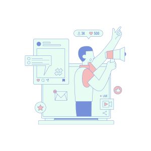 an image depicting social media