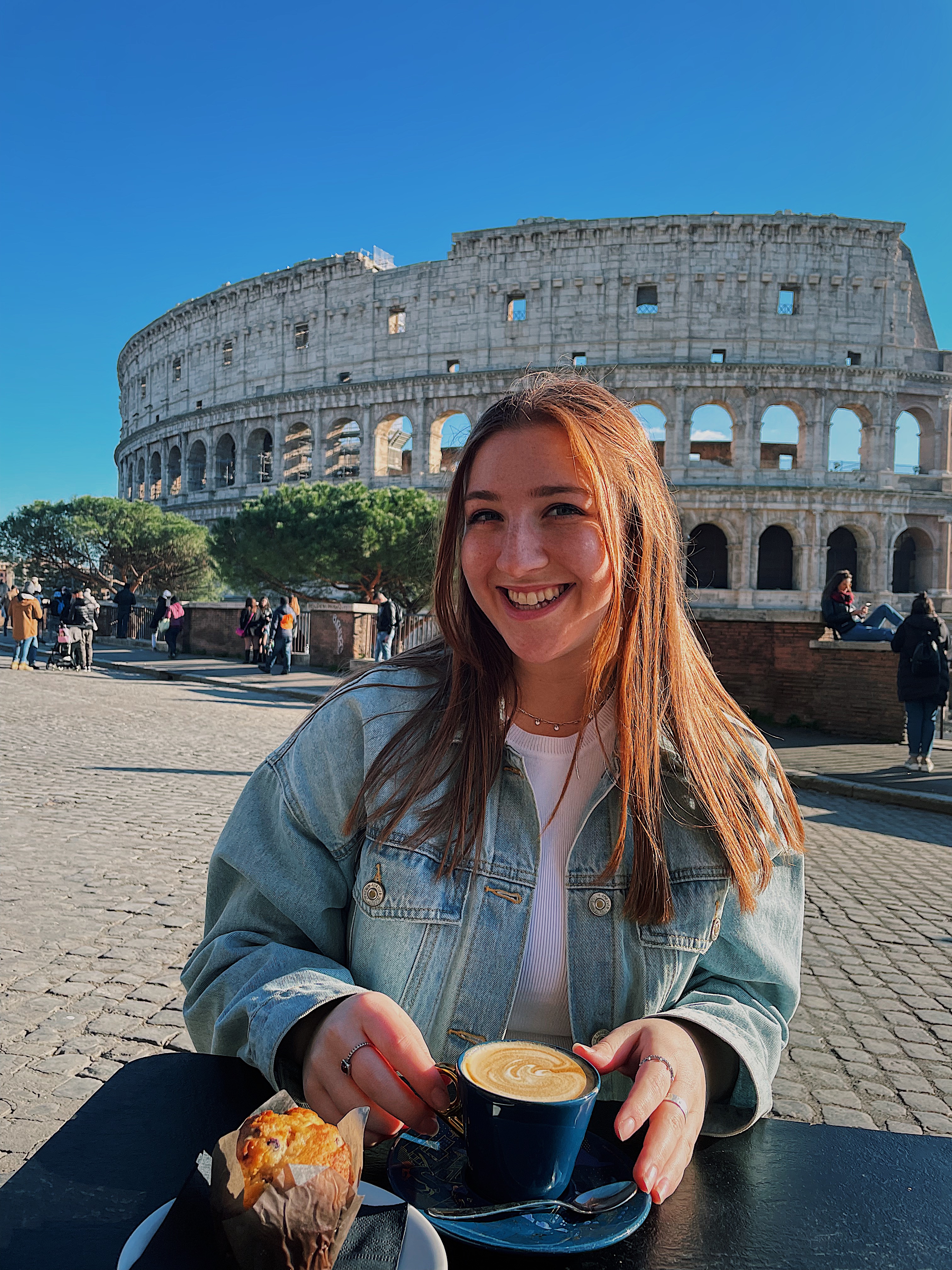 Rome headshot with Colosseum 

