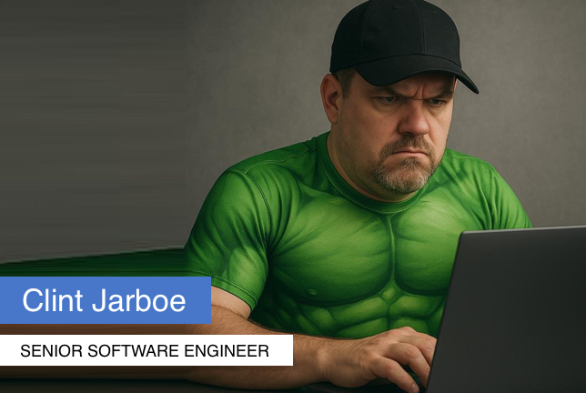 Clint Jarboe is the hulk