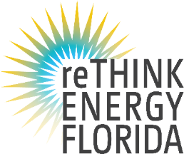 Logo of ReThink Energy Florida.